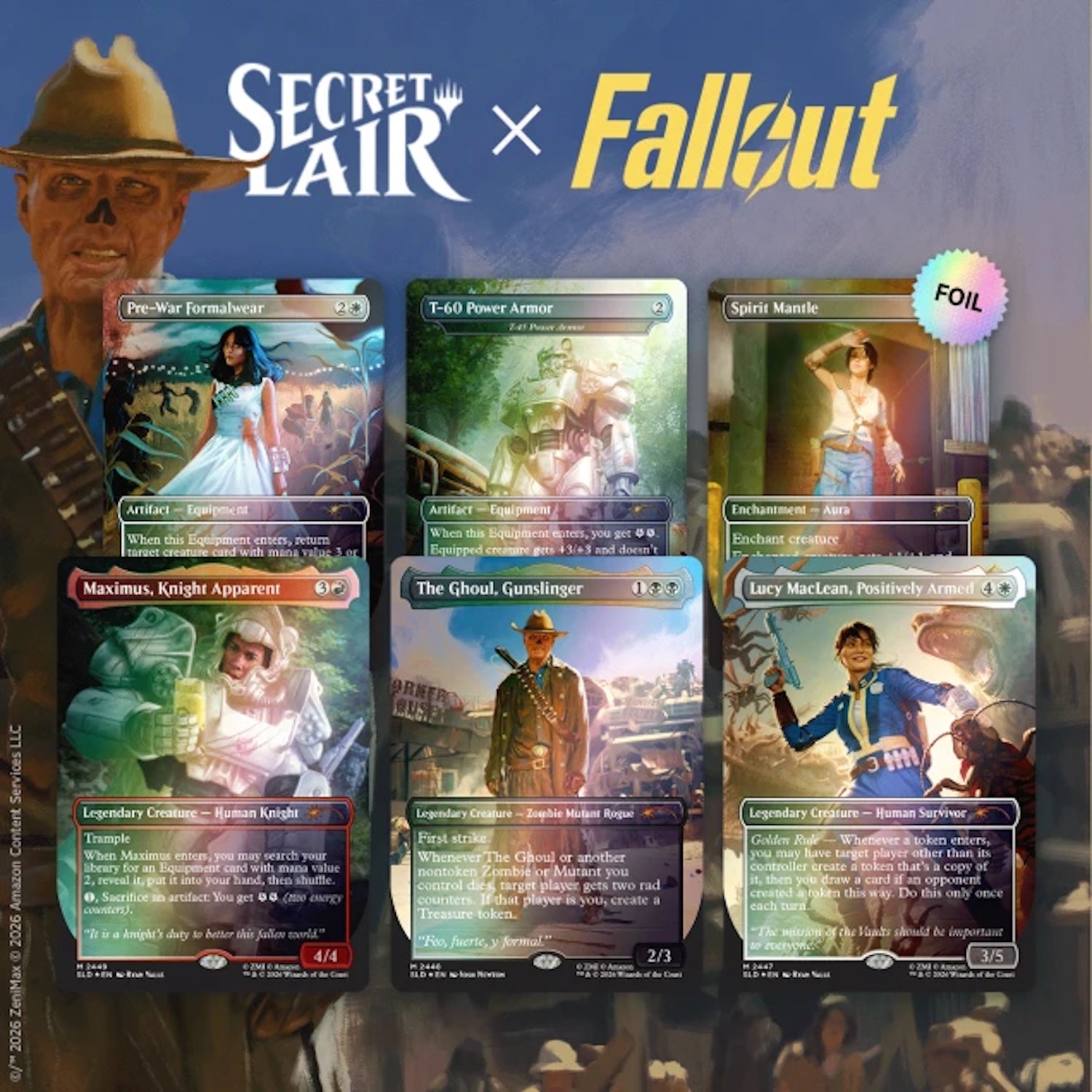 Magic: The Gathering TCG: Secret Lair x Fallout: Beyond Vault 33 (Foil) Card Game Wizards of the Coast