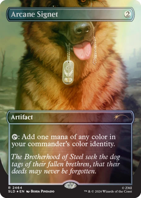 Magic: The Gathering TCG: Secret Lair x Fallout: Greet the Dog (Foil) Card Game Wizards of the Coast