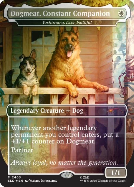 Magic: The Gathering TCG: Secret Lair x Fallout: Greet the Dog (Foil) Card Game Wizards of the Coast