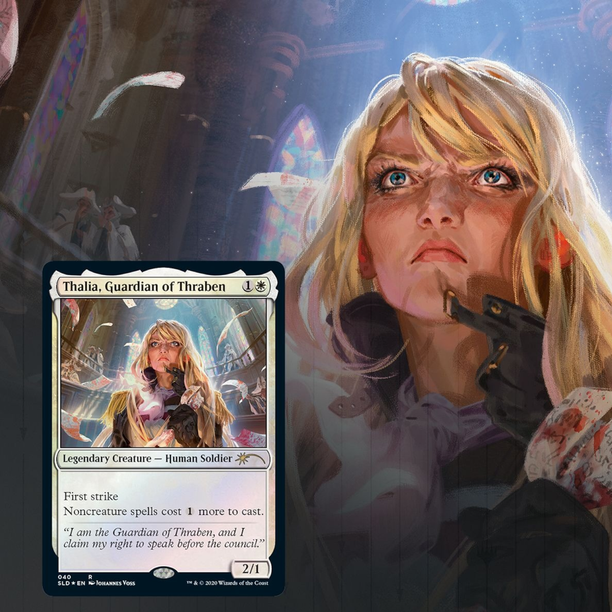 Magic: The Gathering TCG: Secret Lair Thalia Beyond the Helvault - Foil Card Game Wizards of the Coast