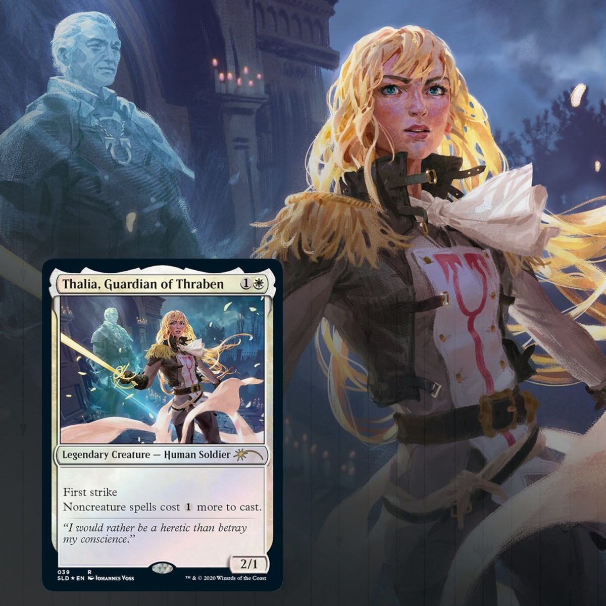 Magic: The Gathering TCG: Secret Lair Thalia Beyond the Helvault - Foil Card Game Wizards of the Coast