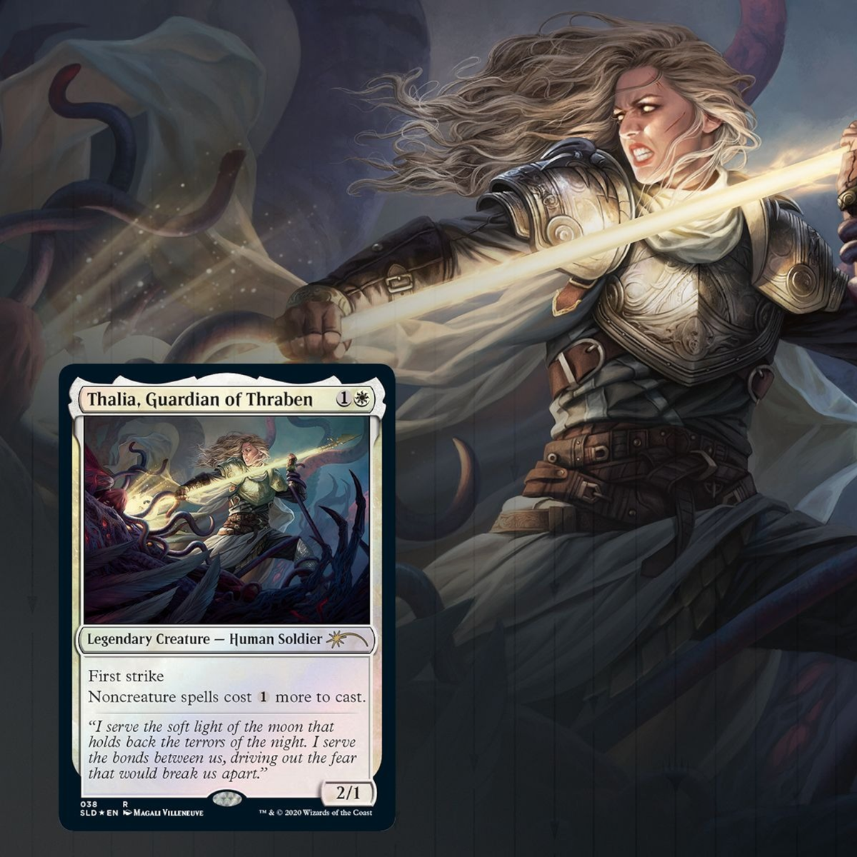 Magic: The Gathering TCG: Secret Lair Thalia Beyond the Helvault - Foil Card Game Wizards of the Coast