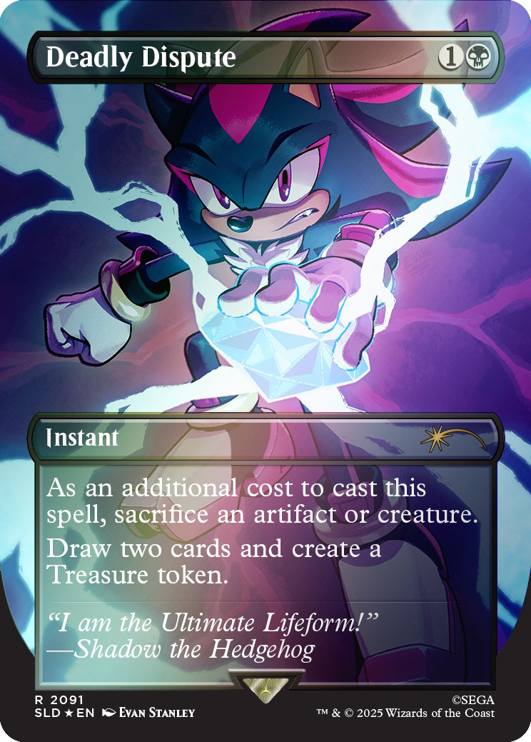 Magic: The Gathering TCG: Secret Lair x Sonic - Chasing Adventure - Foil Card Game Wizards of the Coast