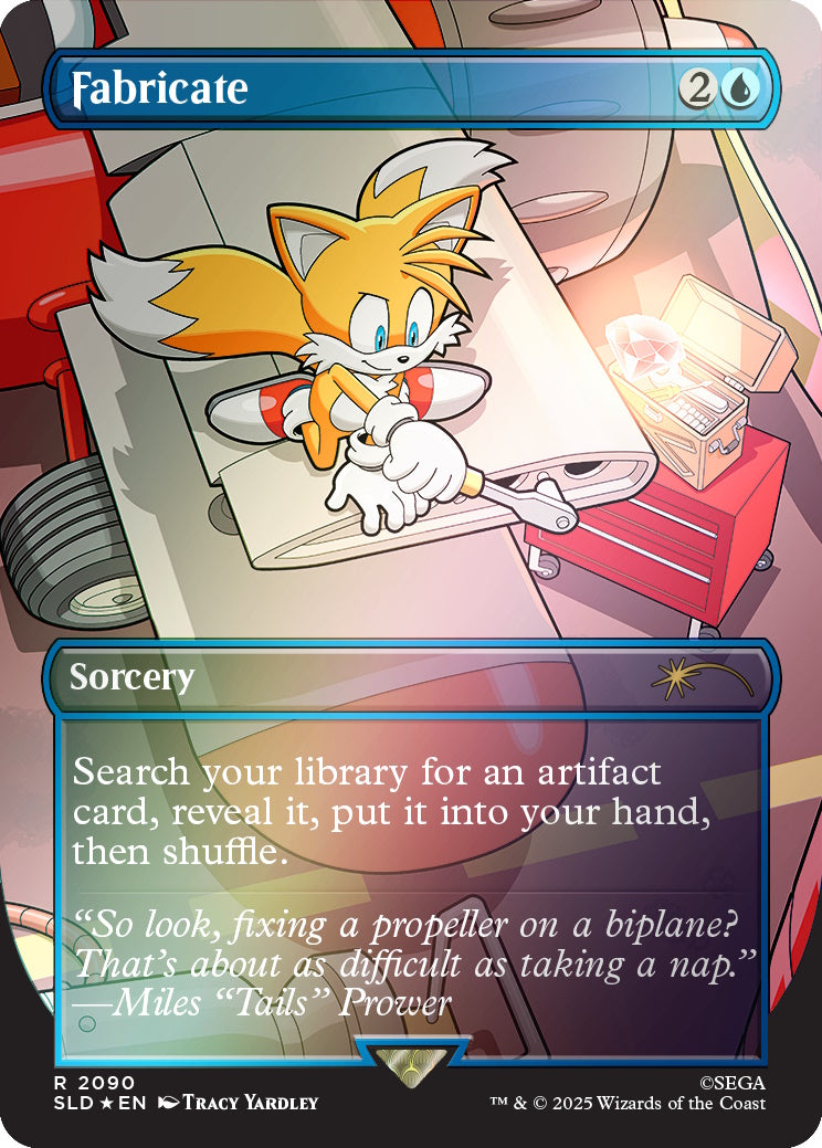 Magic: The Gathering TCG: Secret Lair x Sonic - Chasing Adventure - Foil Card Game Wizards of the Coast