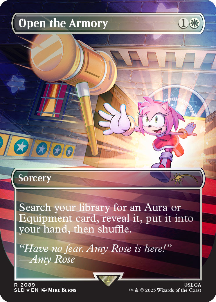 Magic: The Gathering TCG: Secret Lair x Sonic - Chasing Adventure - Foil Card Game Wizards of the Coast