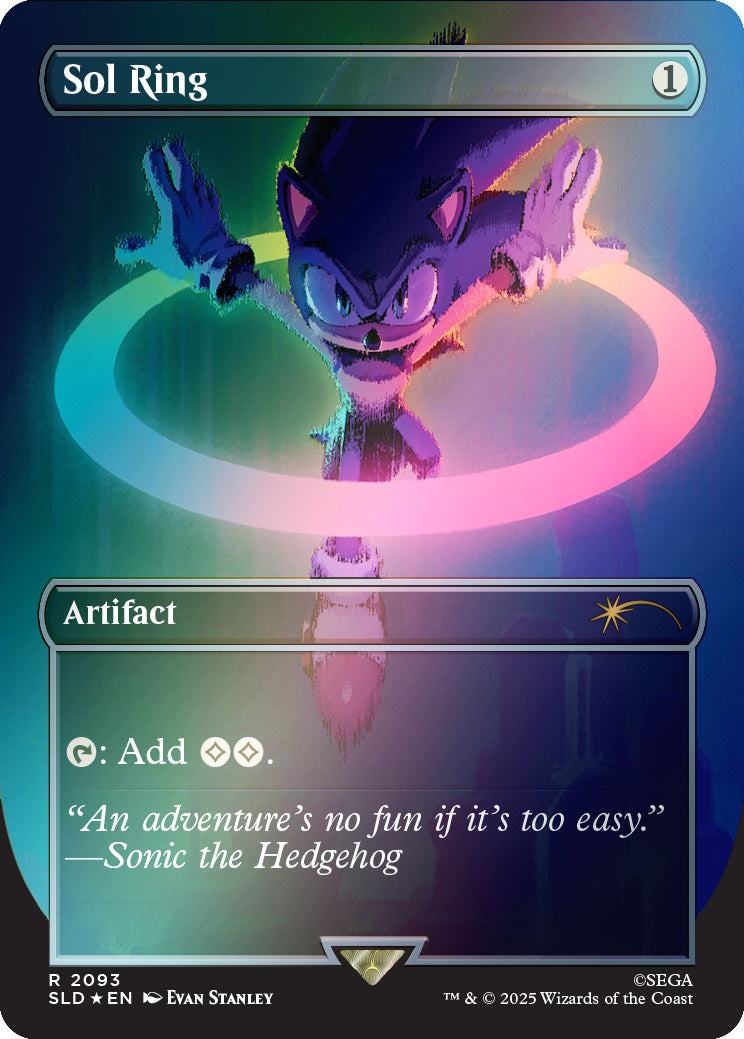 Magic: The Gathering TCG: Secret Lair x Sonic - Chasing Adventure - Foil Card Game Wizards of the Coast