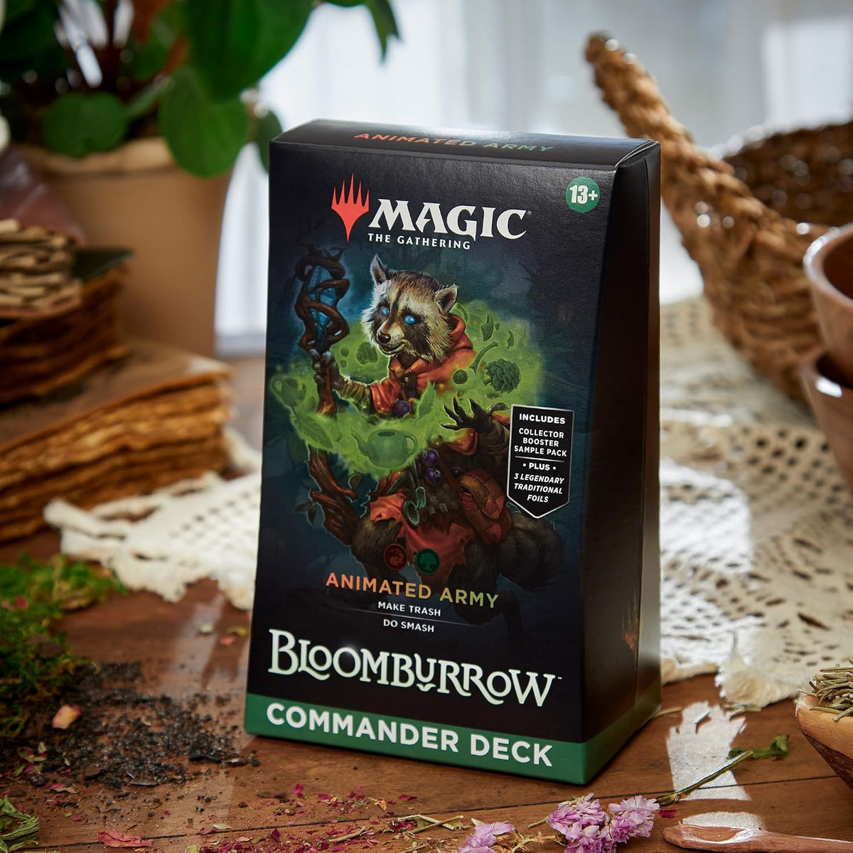 Magic: The Gathering TCG: Bloomburrow Commander Deck - Animated Army Card Game Wizards of the Coast