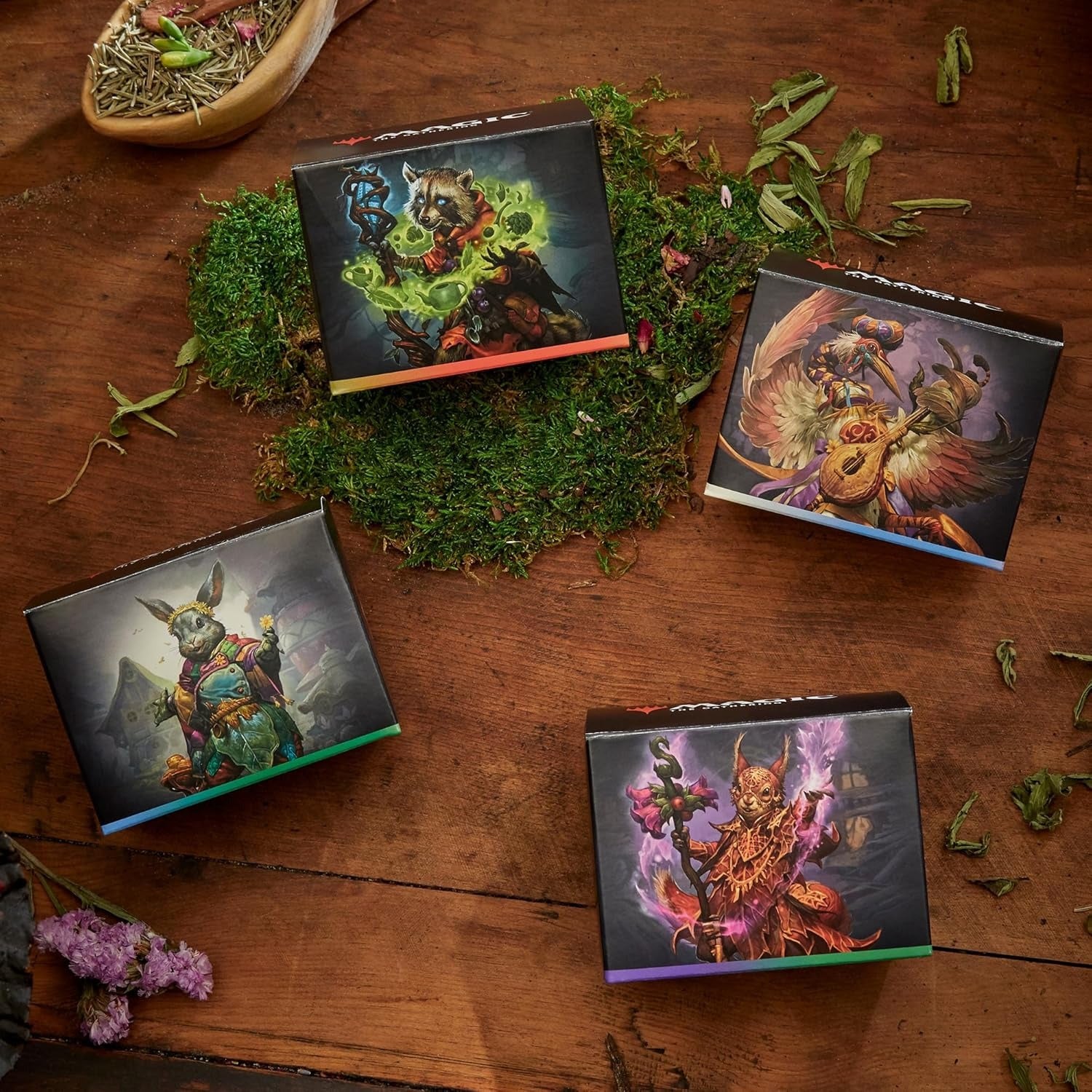 Magic: The Gathering TCG: Bloomburrow Commander Deck Bundle - 4 Deck Set Card Game Wizards of the Coast
