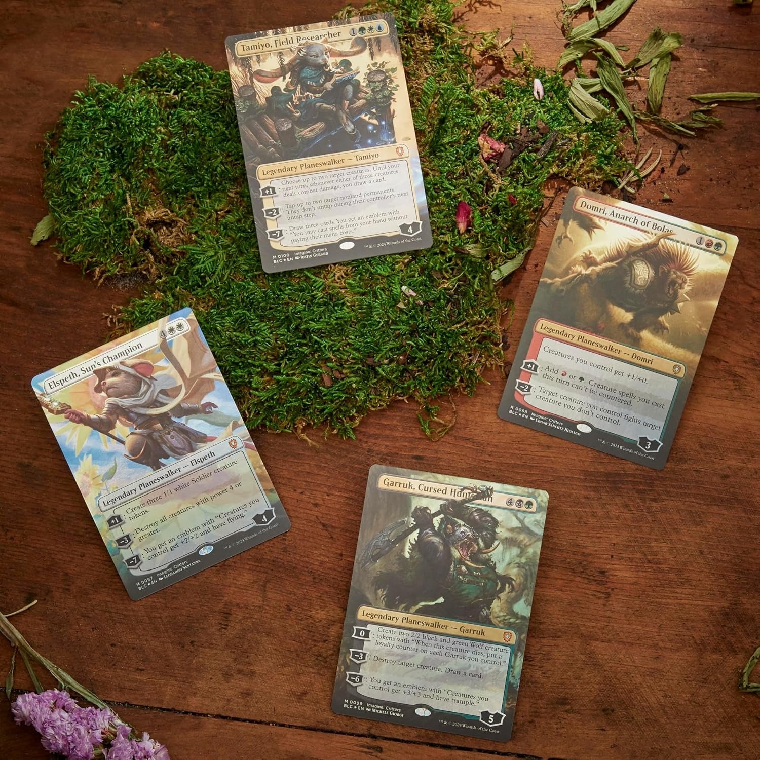 Magic: The Gathering TCG: Bloomburrow Commander Deck Bundle - 4 Deck Set Card Game Wizards of the Coast