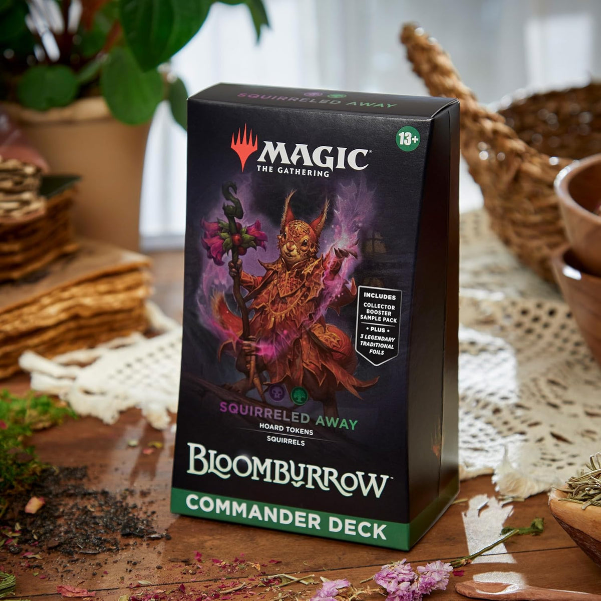 Magic: The Gathering TCG: Bloomburrow Commander Deck - Squirreled Away Card Game Wizards of the Coast