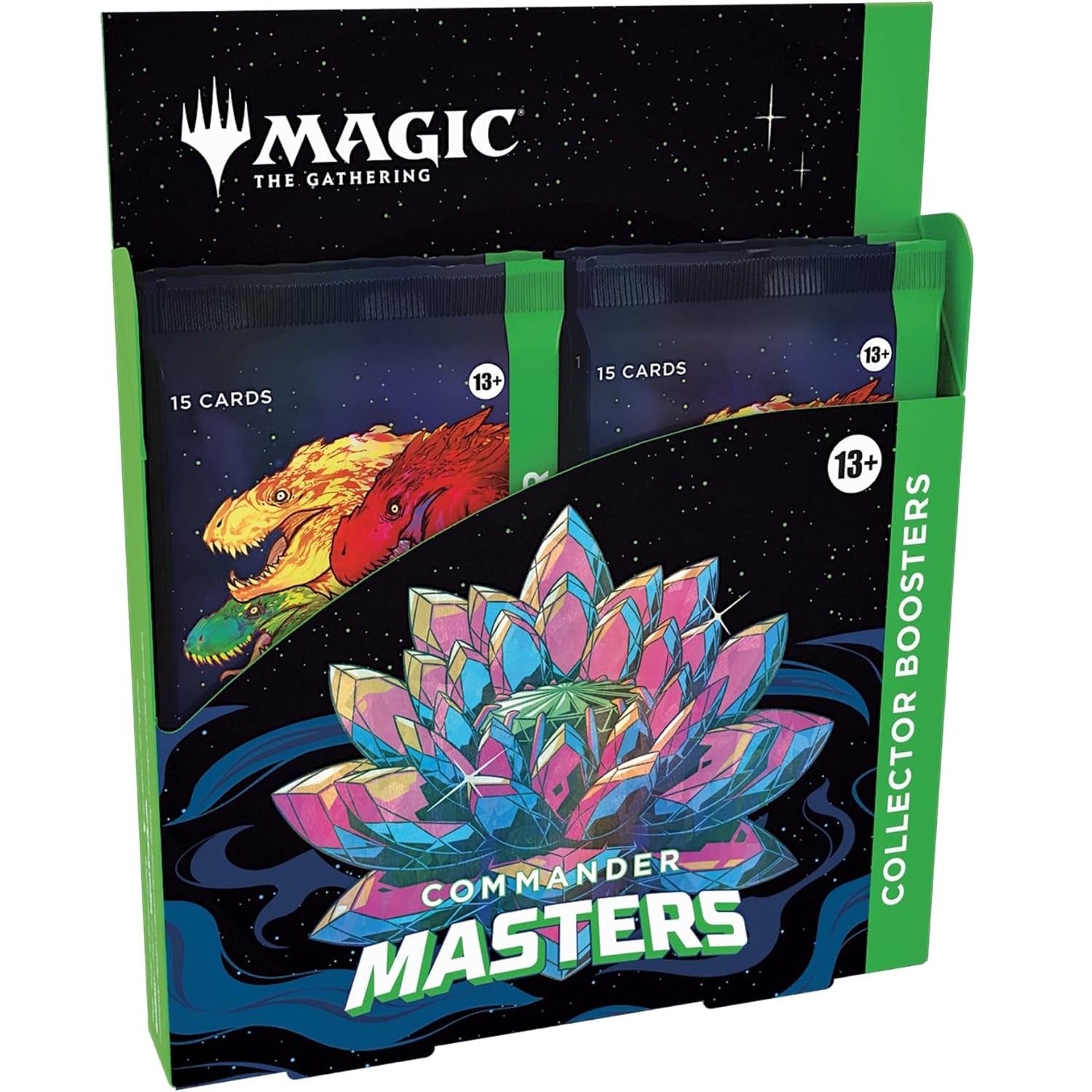 Magic: The Gathering TCG: Commander Masters Collector Booster Box - 4 Packs Card Game Wizards of the Coast