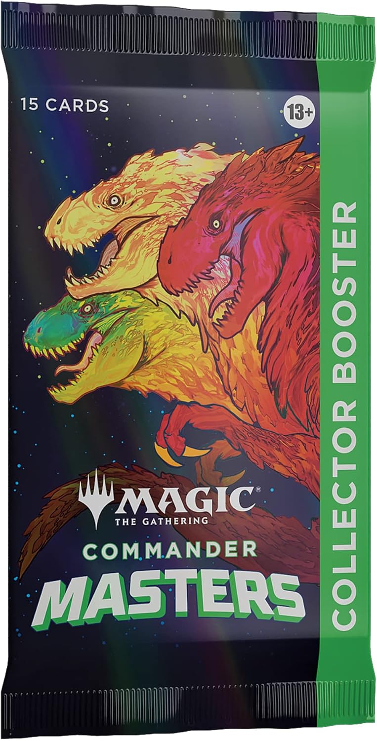 Magic: The Gathering TCG: Commander Masters Collector Booster Box - 4 Packs Card Game Wizards of the Coast