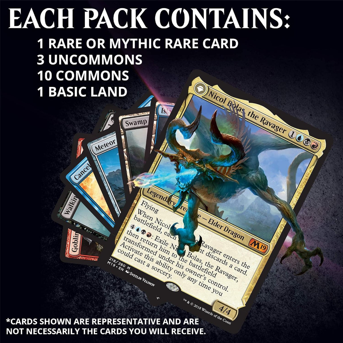 Magic: The Gathering TCG: Core Set 2019 - Booster Box Card Game Wizards of the Coast