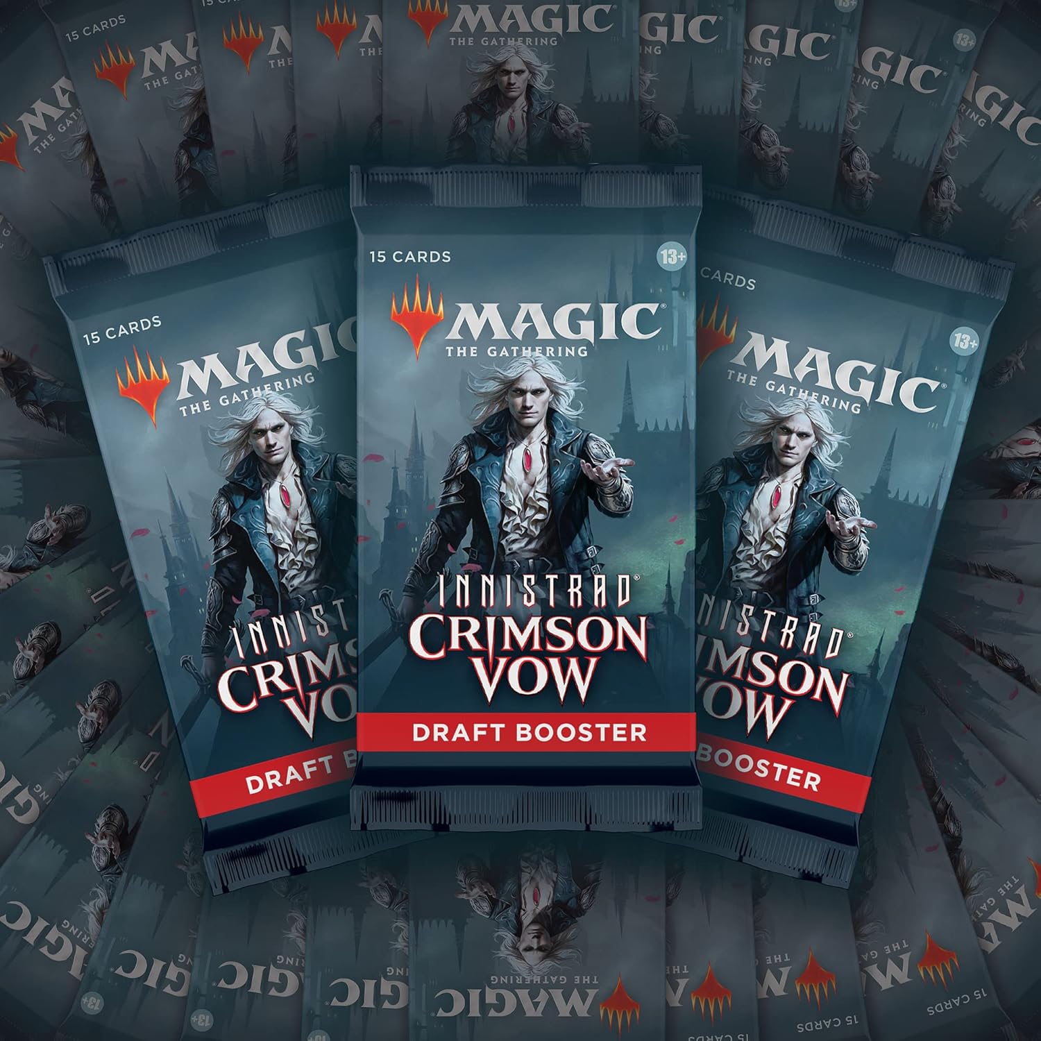 Magic: The Gathering TCG: Innistrad Crimson Vow Draft Booster Box Trading Cards Wizards of the Coast