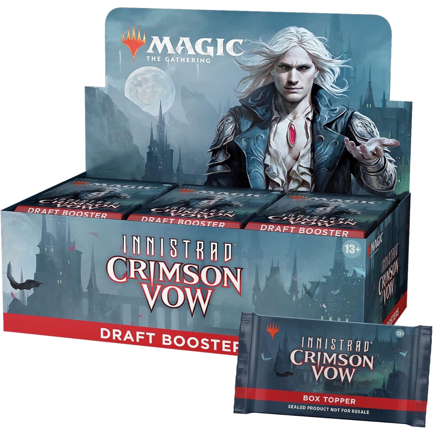 Magic: The Gathering TCG: Innistrad Crimson Vow Draft Booster Box Trading Cards Wizards of the Coast
