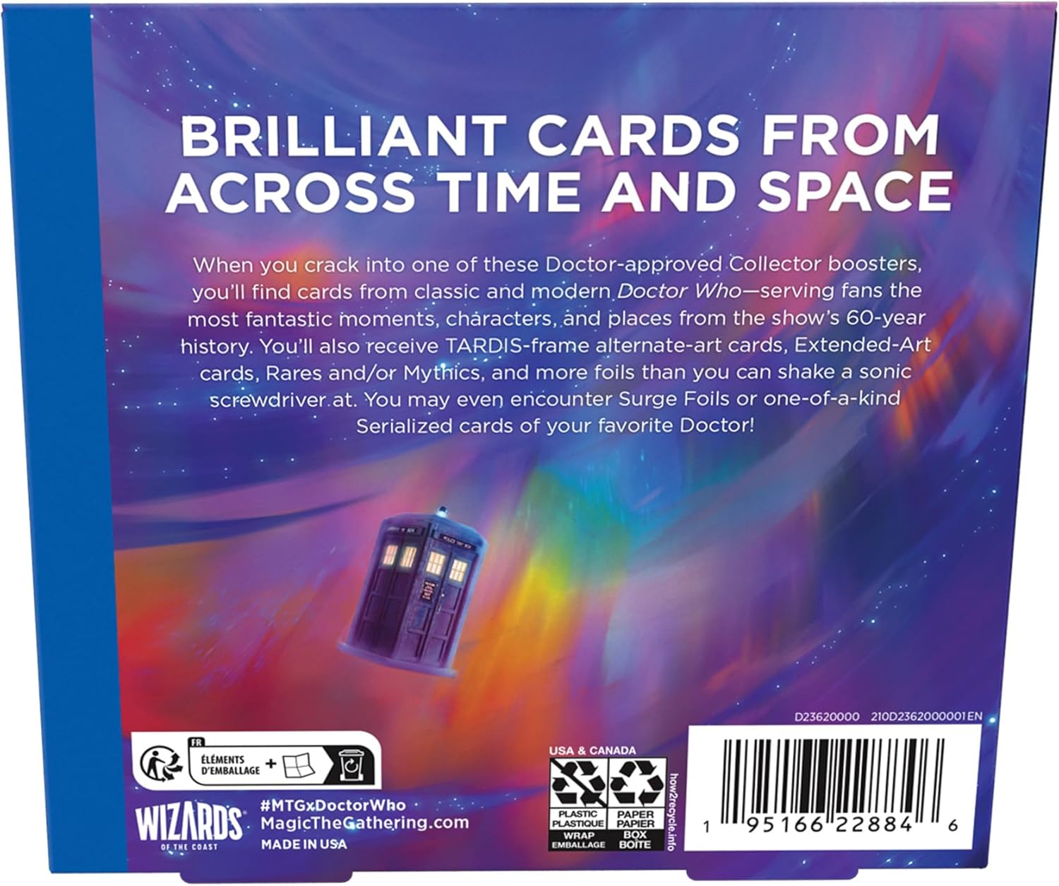 Magic: The Gathering TCG: Doctor Who Collector Booster Box - 12 Packs Card Game Wizards of the Coast