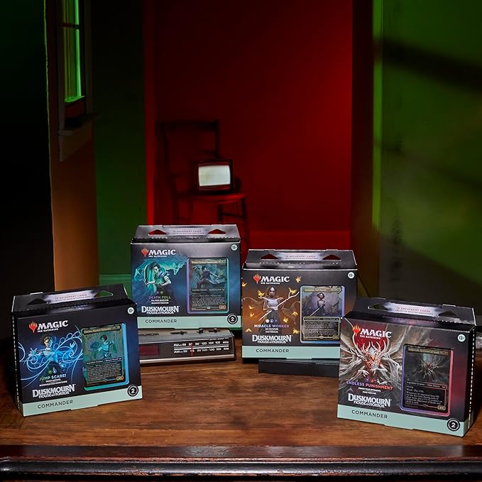 Magic: The Gathering TCG: Duskmourn: House of Horrors Commander Deck Bundle - 4 Decks Card Game Wizards of the Coast