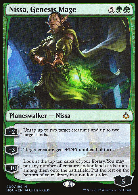 Magic: The Gathering TCG: Hour of Devastation: Planeswalker Deck: Nissa Genesis Mage Card Game Wizards of the Coast