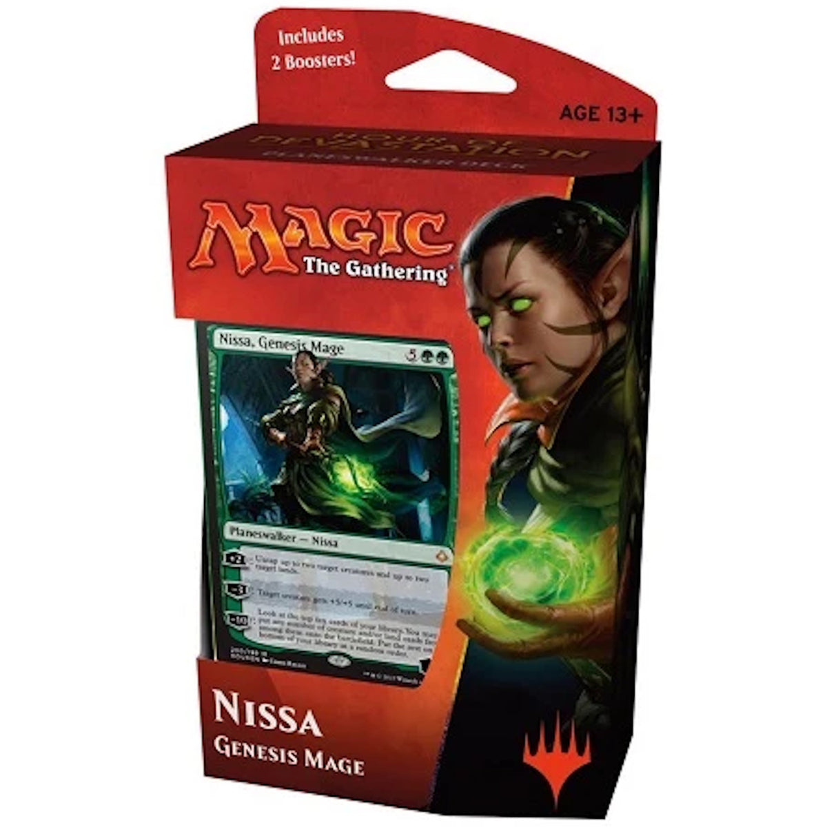 Magic: The Gathering TCG: Hour of Devastation: Planeswalker Deck: Nissa Genesis Mage