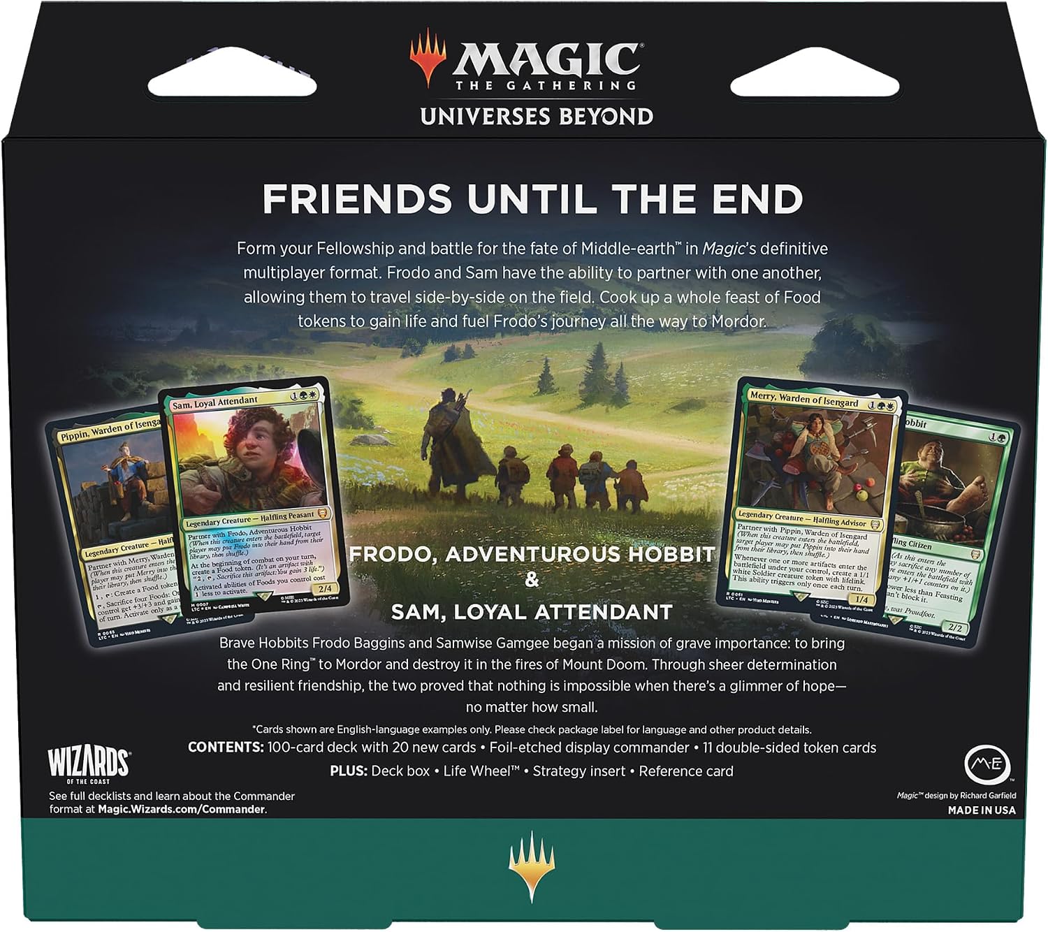 Magic: The Gathering TCG: Universes Beyond: The Lord of the Rings: Commander Deck - Food and Fellowship Card Game Wizards of the Coast