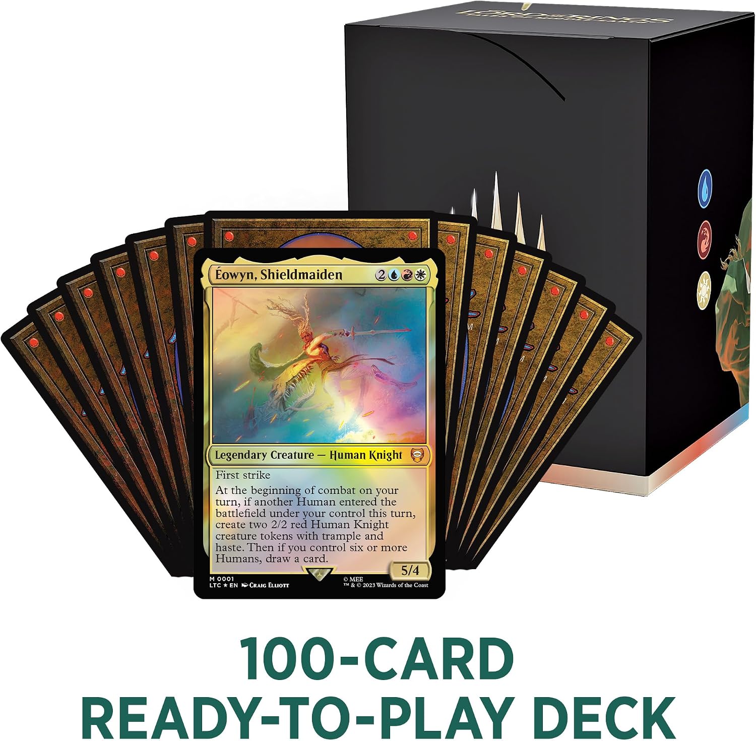 Magic: The Gathering TCG: Universes Beyond: The Lord of the Rings: Commander Deck - Riders of Rohan Card Game Wizards of the Coast
