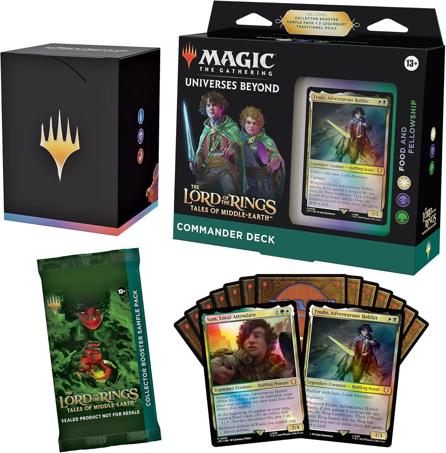 Magic: The Gathering TCG: The Lord of the Rings: Commander Deck Bundle - 4 Decks Card Game Wizards of the Coast