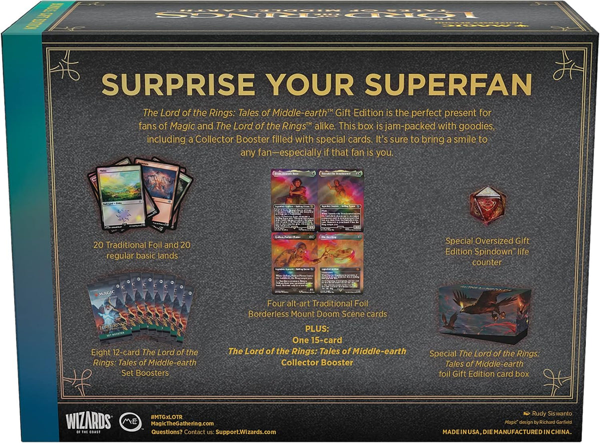 Magic: The Gathering TCG: The Lord of the Rings: Tales of Middle Earth Bundle - Gift Edition Card Game Wizards of the Coast