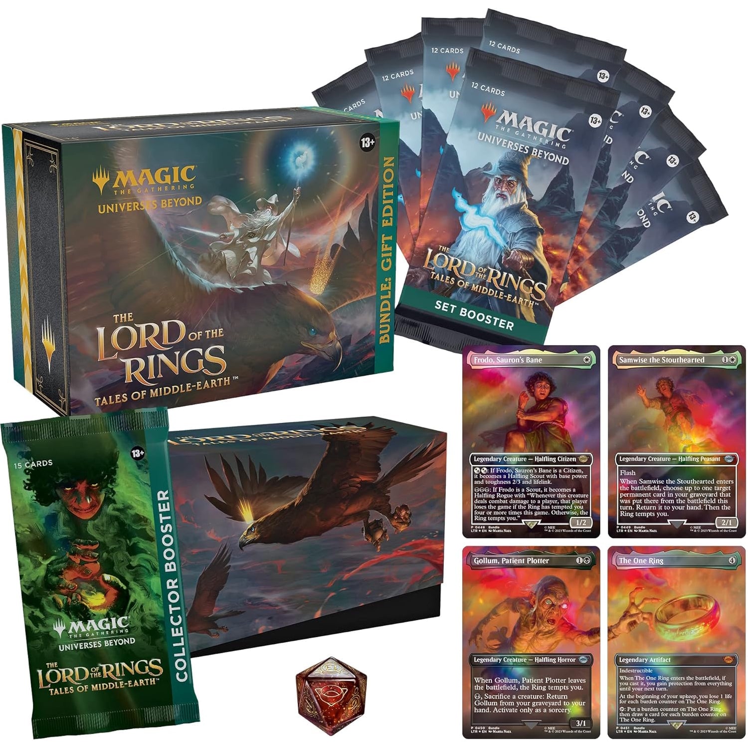 Magic: The Gathering TCG: The Lord of the Rings: Tales of Middle Earth Bundle - Gift Edition Card Game Wizards of the Coast