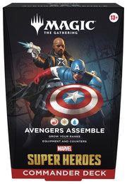 Magic: The Gathering TCG: Marvel Super Heroes Commander Display - Set of 4 Card Game Wizards of the Coast