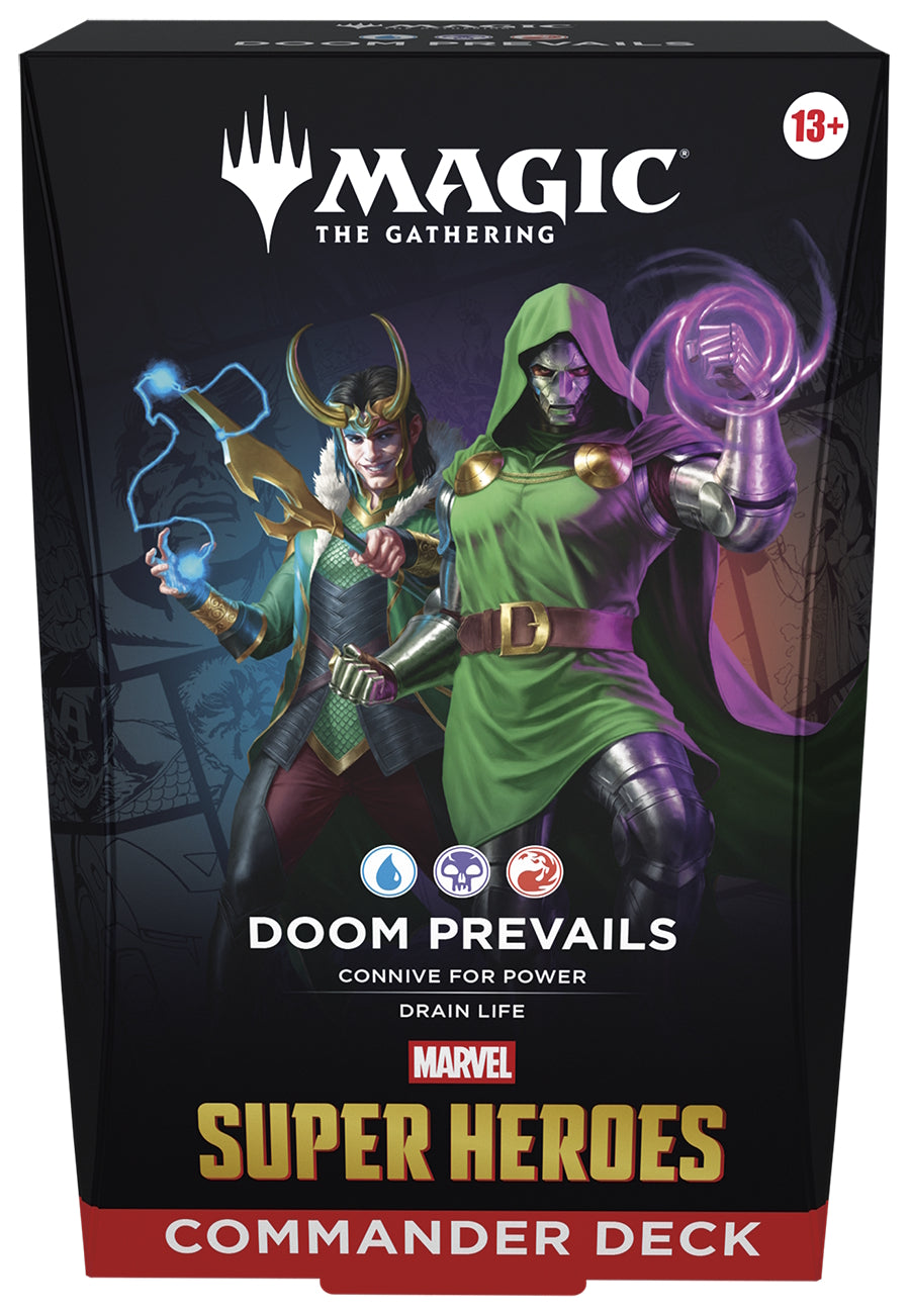 Magic: The Gathering TCG: Marvel Super Heroes Commander Display - Set of 4 Card Game Wizards of the Coast