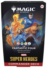 Magic: The Gathering TCG: Marvel Super Heroes Commander Display - Set of 4 Card Game Wizards of the Coast