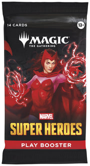 Magic: The Gathering TCG: Marvel Super Heroes Sleeved Play Booster Pack Card Game Wizards of the Coast