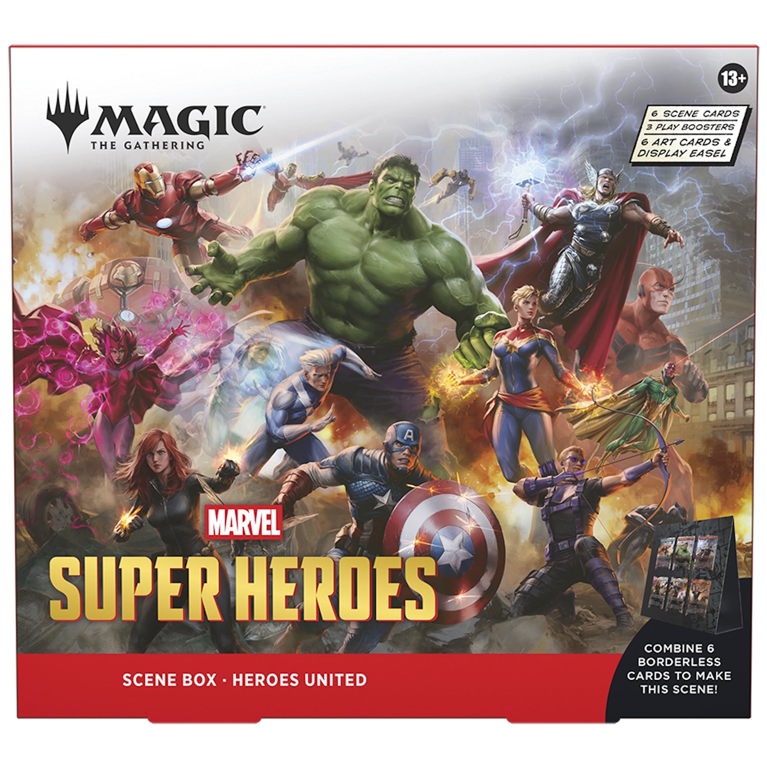 Magic: The Gathering TCG: Marvel Super Heroes Scene Box - Heroes United Card Game Wizards of the Coast