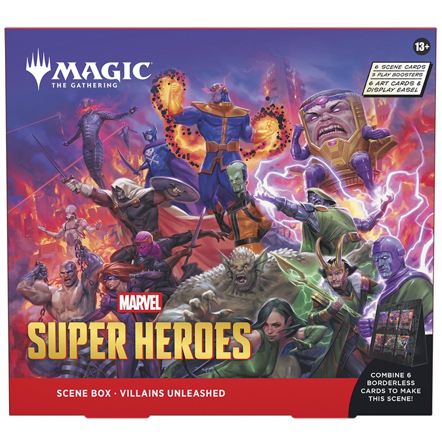Magic: The Gathering TCG: Marvel Super Heroes Scene Box - Villians Unleashed Card Game Wizards of the Coast