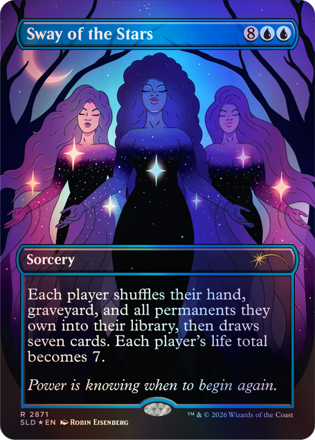 Magic: The Gathering TCG: Cosmic Chill by Robin Eisenberg Foil Edition Card Game Wizards of the Coast