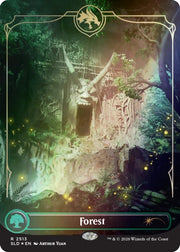 Magic: The Gathering TCG: Secret Lair x Dungeons and Dragons - Lands of Forgotten Realm (Traditional Foil Edition) Card Game Wizards of the Coast