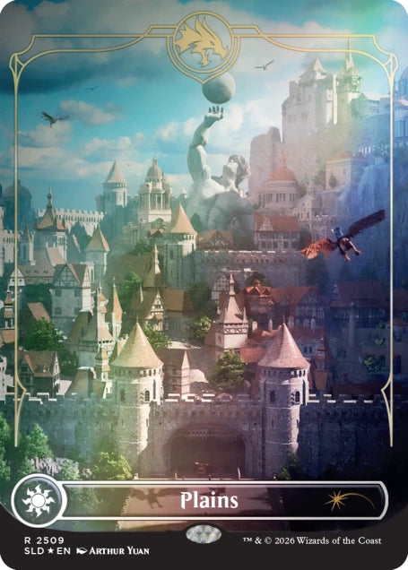 Magic: The Gathering TCG: Secret Lair x Dungeons and Dragons - Lands of Forgotten Realm (Traditional Foil Edition) Card Game Wizards of the Coast