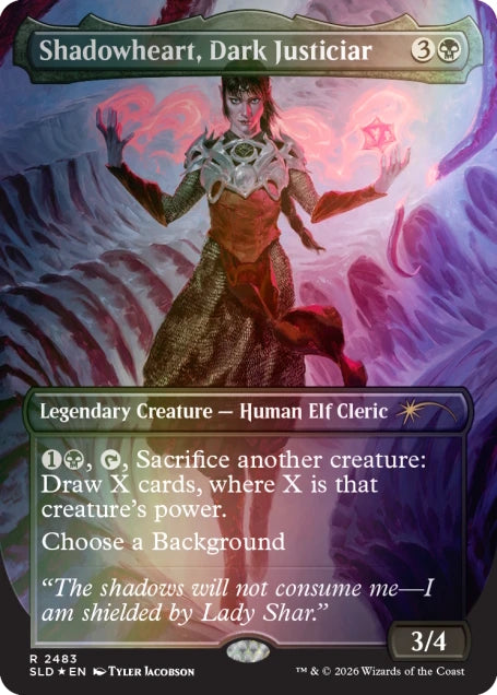 Magic: The Gathering TCG: Secret Lair x Dungeons and Dragons - Shadowheart's Devotion (Traditional Foil Edition) Card Game Wizards of the Coast