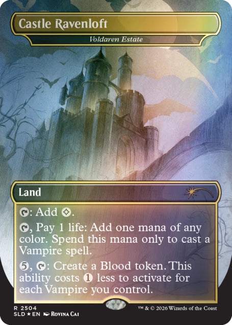 Magic: The Gathering TCG: Secret Lair x Dungeons and Dragons - Strahd's Descent (Traditional Foil Edition) Card Game Wizards of the Coast