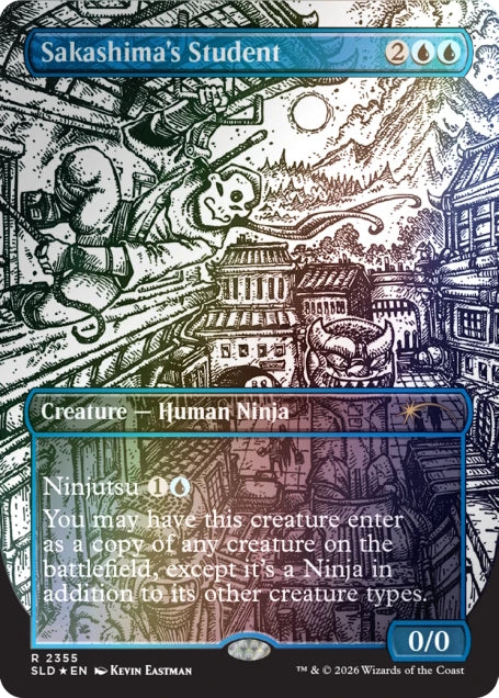 Magic: The Gathering TCG: Secret Lair Featuring: Kevin Eastman - Inks (Traditional Foil Edition) Card Game Wizards of the Coast