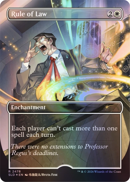Magic: the Gathering TCG: Secret Lair - Mahō Gakuin Seishun Hakusho (Traditional Foil Edition) Card Game Wizards of the Coast