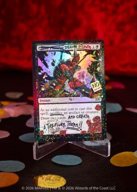 Magic: The Gathering TCG: Secret Lair x Marvel's Deadpool: I Fixed It (You’re Welcome) (Pool Party Foil) Card Game Wizards of the Coast