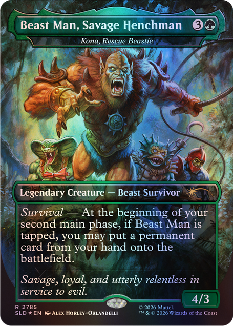 Magic: The Gathering TCG: Secret Lair x Masters of the Universe Allies and Enemies of Eternia (Foil Edition) Card Game Wizards of the Coast
