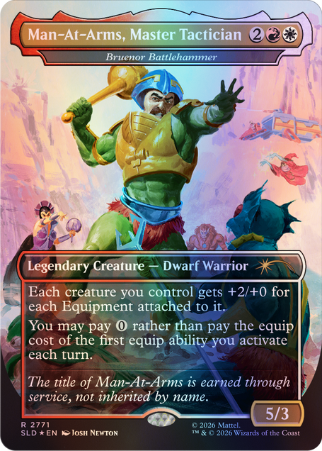Magic: The Gathering TCG: Secret Lair x Masters of the Universe By the Power Grayskull! (Foil Edition) Card Game Wizards of the Coast