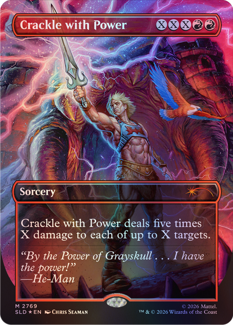 Magic: The Gathering TCG: Secret Lair x Masters of the Universe By the Power Grayskull! (Foil Edition) Card Game Wizards of the Coast