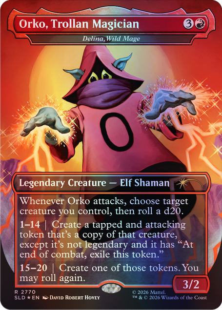 Magic: The Gathering TCG: Secret Lair x Masters of the Universe By the Power Grayskull! (Foil Edition) Card Game Wizards of the Coast