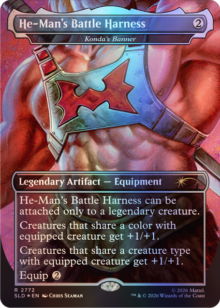 Magic: The Gathering TCG: Secret Lair x Masters of the Universe By the Power Grayskull! (Foil Edition) Card Game Wizards of the Coast