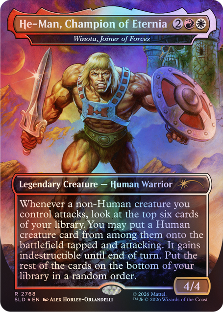 Magic: The Gathering TCG: Secret Lair x Masters of the Universe By the Power Grayskull! (Foil Edition) Card Game Wizards of the Coast