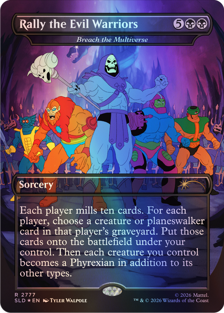 Magic: The Gathering TCG: Secret Lair x Masters of the Universe Nyah Ha Ha! (Foil Edition) Card Game Wizards of the Coast