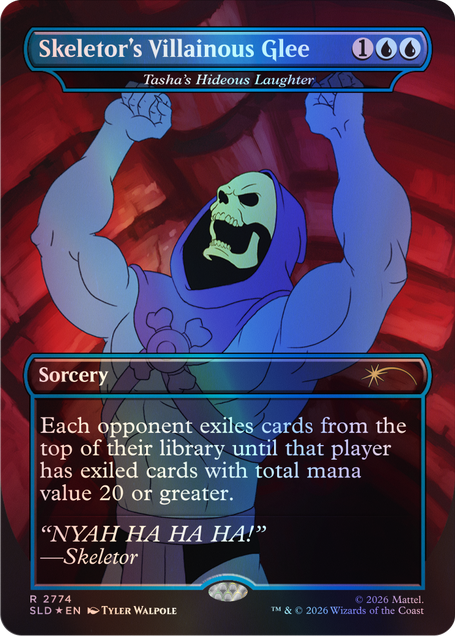 Magic: The Gathering TCG: Secret Lair x Masters of the Universe Nyah Ha Ha! (Foil Edition) Card Game Wizards of the Coast
